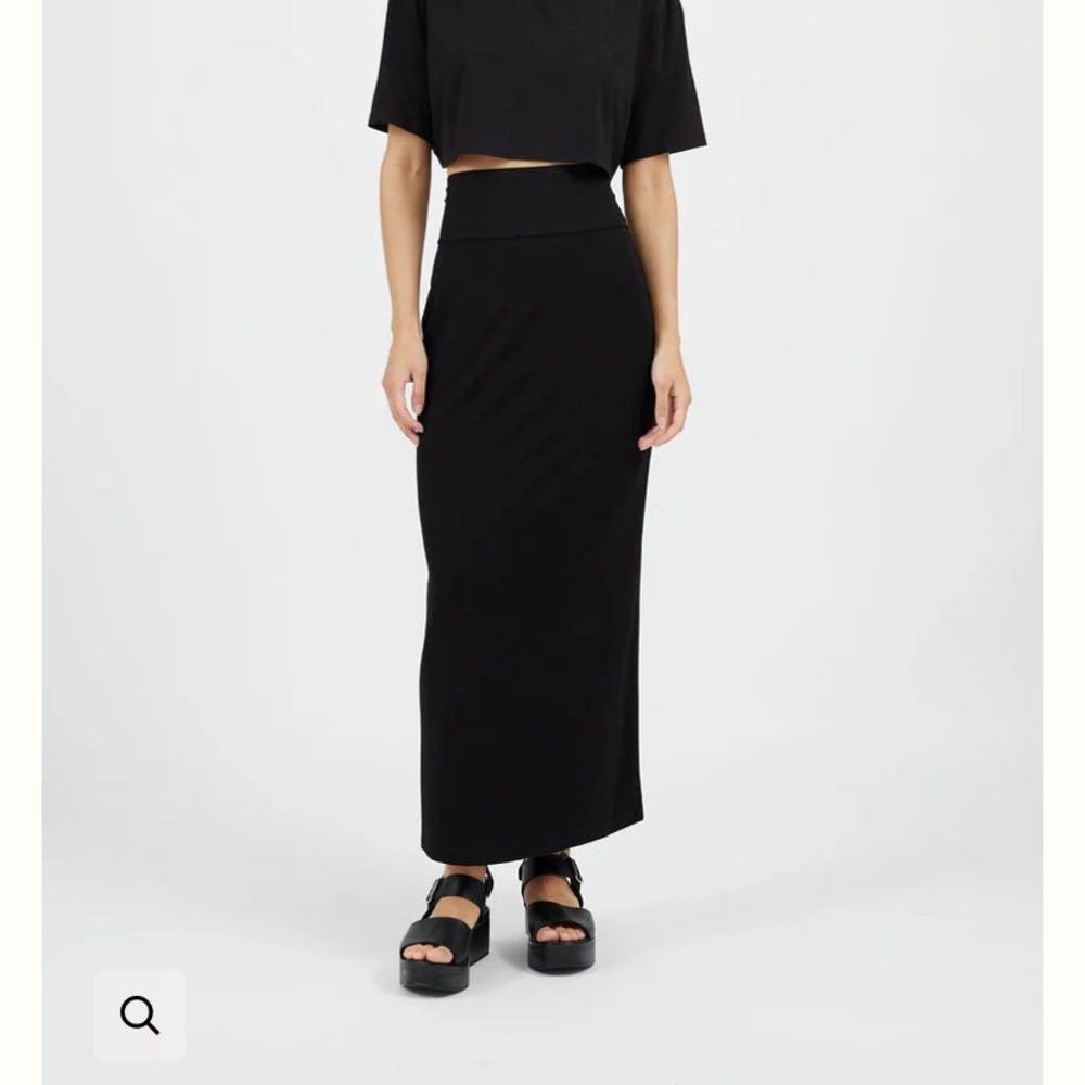 NWT Black Maxi Skirt